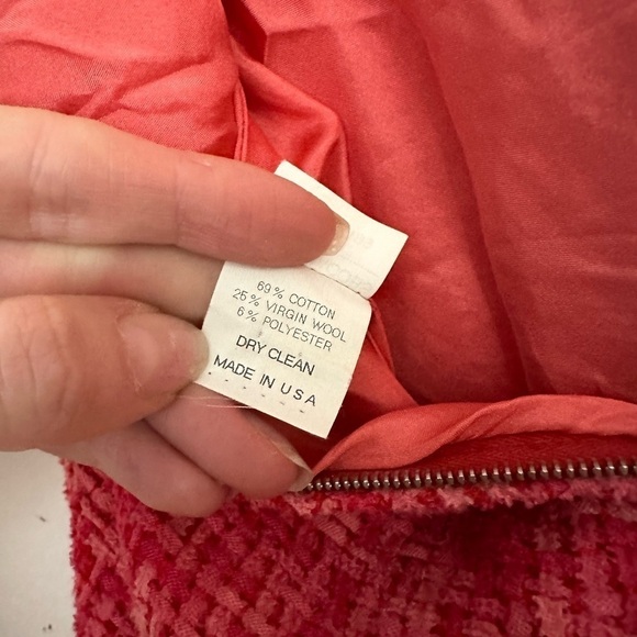 Marc Jacob’s collection runway y2k tweed Barbie peach skirt - Picture 9 of 12